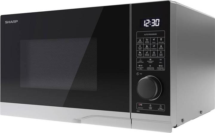 Produktbild Sharp YC-PC284AE-S Mikrowelle Silber 900W (28 l)