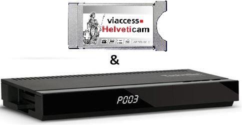 Produktbild TechniSat TechniStar S2 & Helveticam viaccess Modul