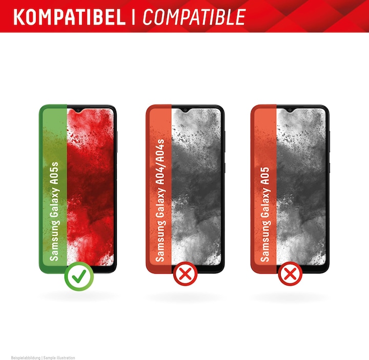 Productafbeelding Displex Real Glass, 2D Panzerglas (1 Stuk, Samsung Galaxy A05s)