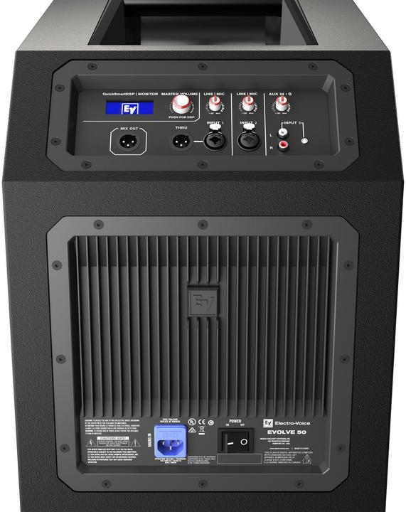 Produktbild Electro-Voice Evolve 50M Black portable speaker-zuilsysteem (Aktiv)