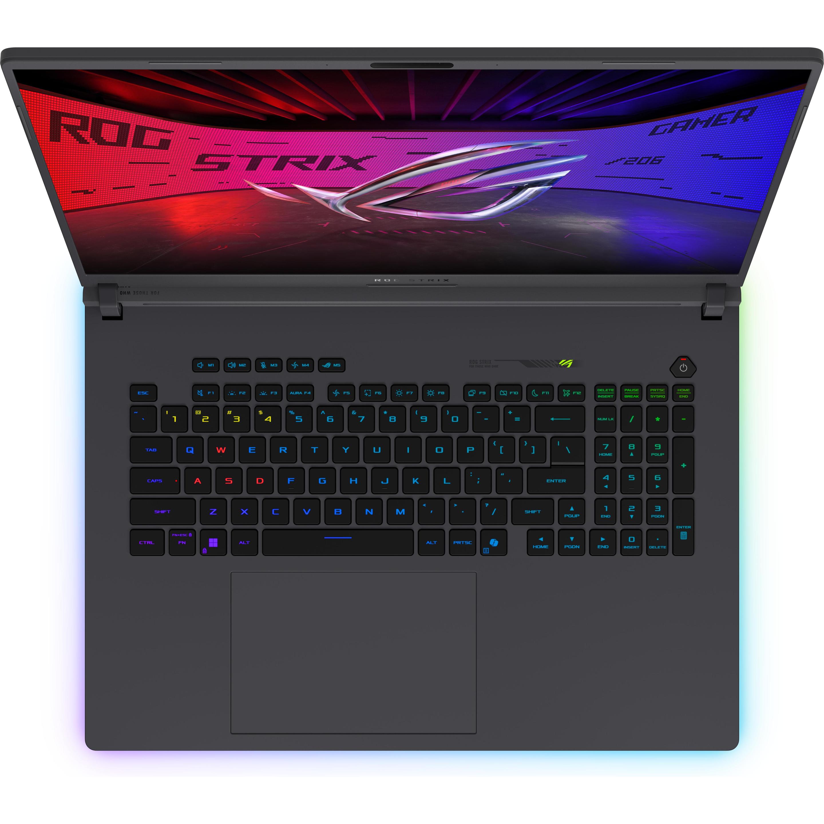 ASUS ROG Strix G18 RTX 5070 Ti (18", 1000 GB, 32 GB, DE, Intel Core Ultra 7 255HX), Notebook, Grün, 