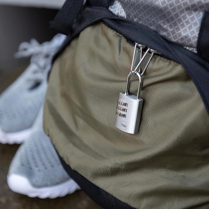 Produktbild Yale Y151B/30/125/1 Vorhängeschloss 30 mm Silber Zahlenschloss