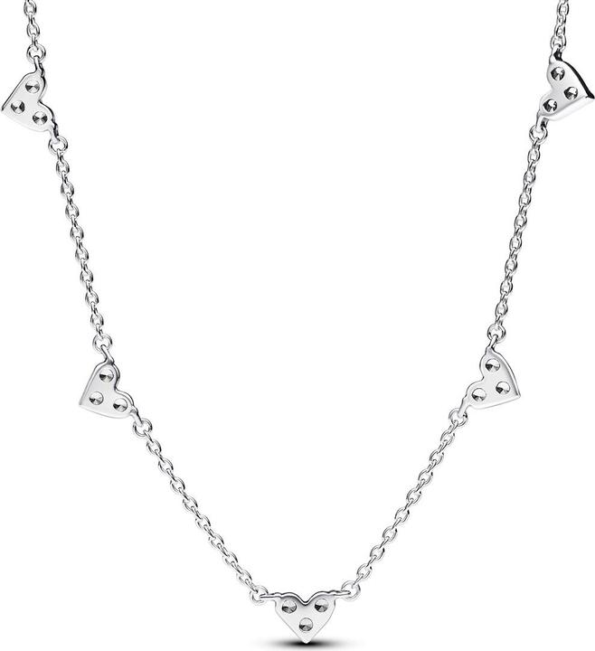 Immagine prodotto Pandora Collana con cuore a tripla pietra (Argento 925, 45 cm)