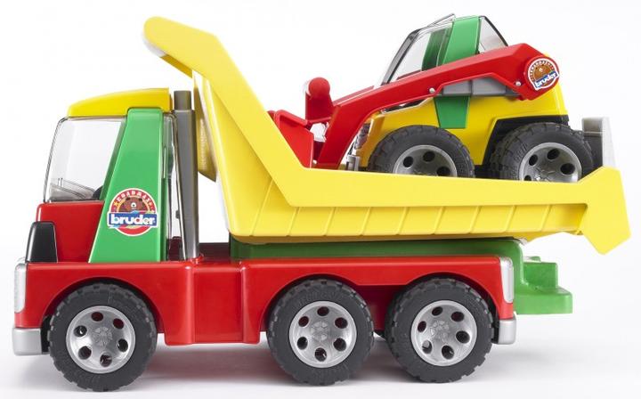 Produktbild Bruder Roadmax Transporter mit Kompaktlader