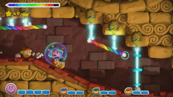 Produktbild Nintendo Kirby und der Regenbogen-Pinsel (Wii U, Italienisch)