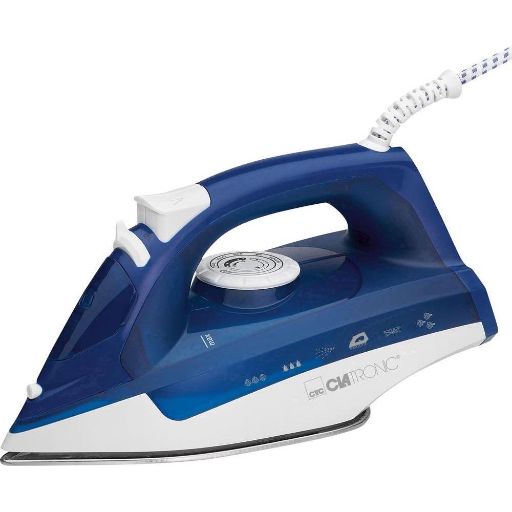 Clatronic DB 3704, Bügeleisen, Blau, Weiss