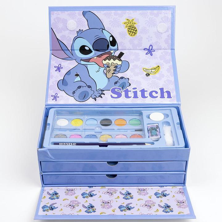 Image du produit Dick Smith Mallette de coloriage Lilo & Stitch avec tiroir - Disney