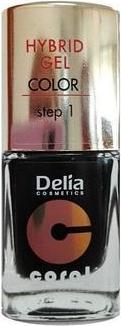 Delia Cosmetics Cosmetics Coral Hybrid Gel Nail Polish No. 26 Black 11ml (Vernis à ongles effet gel)