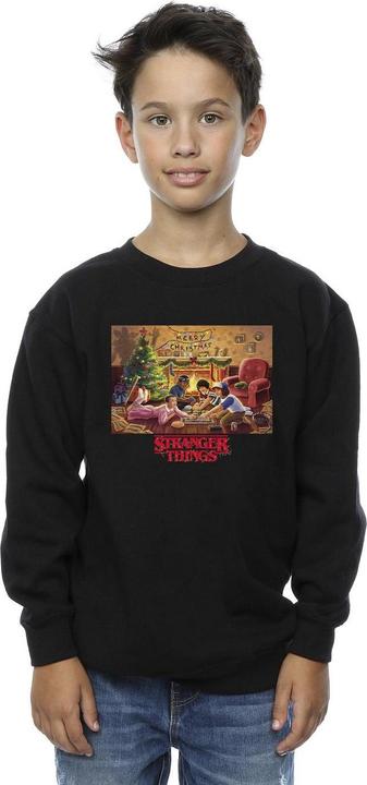 Immagine prodotto Netflix Stranger Things Christmas Gathering Felpa Ragazzi (152, 158)