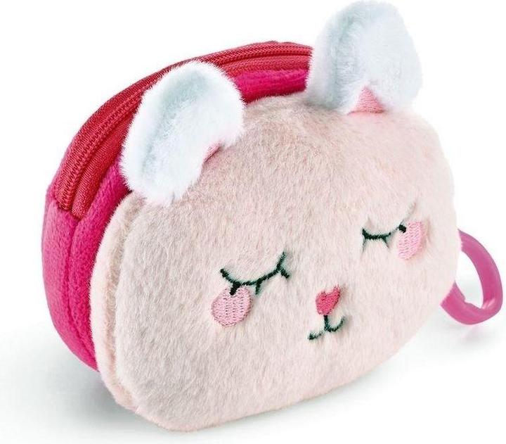 Actual product image Miquelrius Back 2 Fun fluffy coin bag rabbit