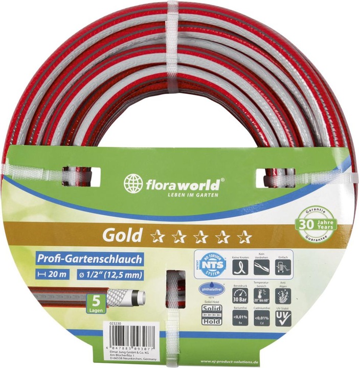 Produktbild Floraworld Profi-Wasserschl. 3/4"25m NTS rot (25 m)