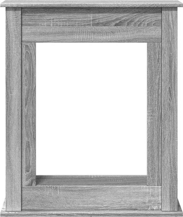 Produktbild vidaXL Kaminumrandung Kaminkonsole Dekokamin Kaminsims Kaminattrappe Grau Sonoma