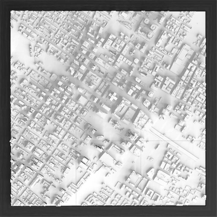 Actual product image Cityframes Montreal CityFrame Size M (49 x 49 x 12 cm)