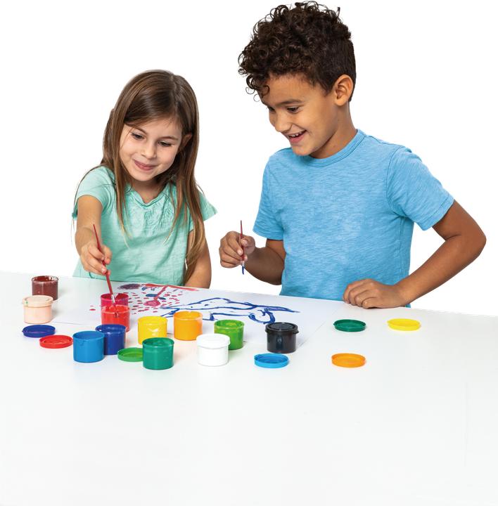 Produktbild Jovi Plakatfarbe / Tempera Set Schule VE=12 Farben a 35ml + Pinsel (420 ml)