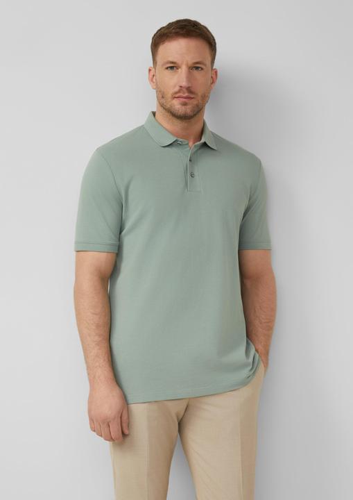 Produktbild s.Oliver Poloshirt aus elastischem Baumwollmix-Piqué (M)