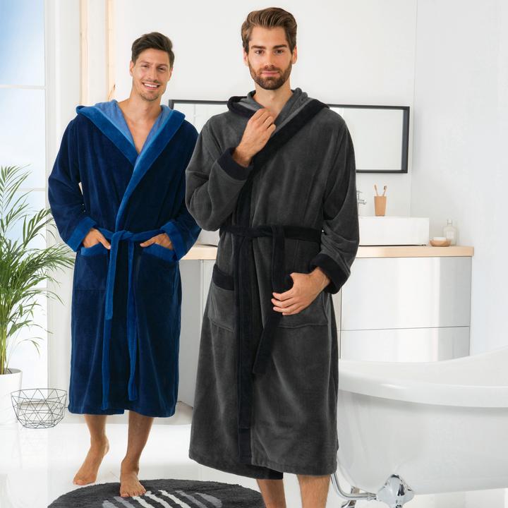 Immagine prodotto Erwin Müller Accappatoio da uomo con cappuccio (XXL)