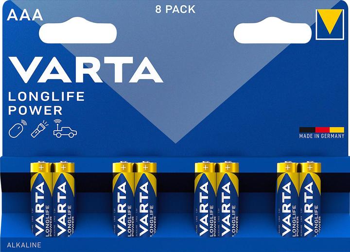 Image du produit Varta une puissance durable (8 pcs, AAA, 1260 mAh)