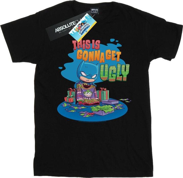 Produktbild Super Friends Batman Joker Christmas Jumper TShirt (XXL)