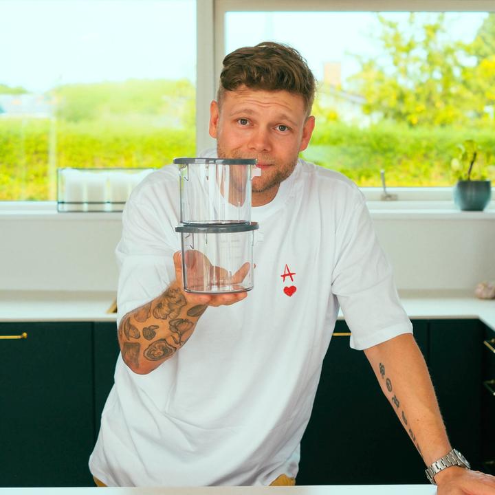 Actual product image Sobczyk - Extra Containers for Ice Cream Maker - 2-Pack - 500 ml