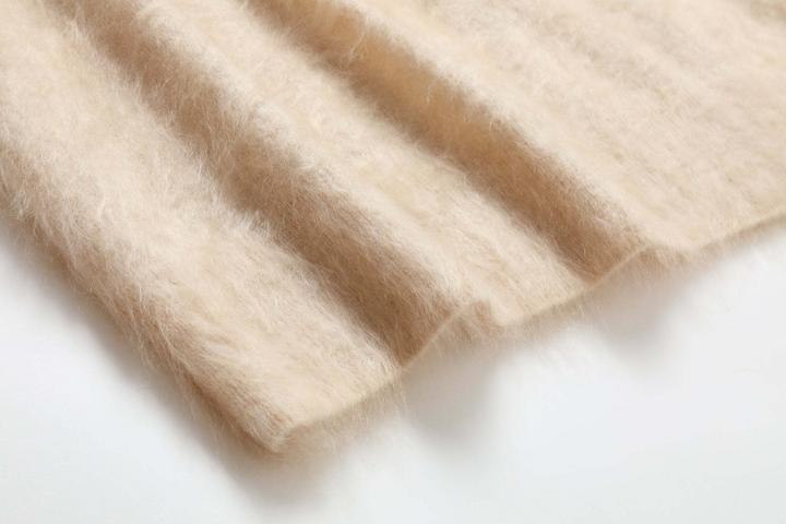 Produktbild Bellemere Pullover Brushed Silk Cashmere V-Neck Sweater (One Size)