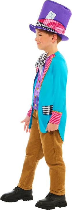 Actual product image Alice In Wonderland Childrens/Kids Mad Hatter Costume (116)