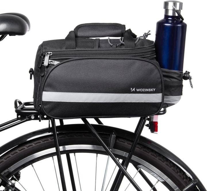 Produktbild Wozinsky WBB36BK 27L Fahrradtasche - schwarz (27 l, Gepäckträgertasche)