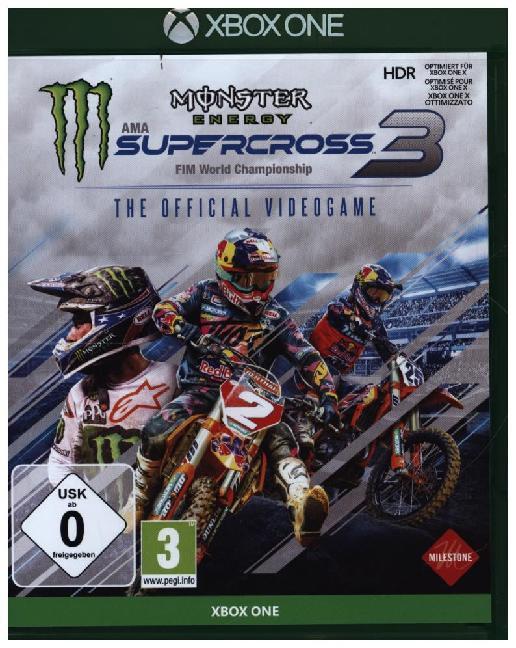 Milestone Monster Energy Supercross The Official Videogame 3 (Xbox One X, Xbox Series X, EN)