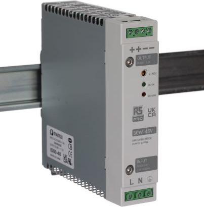 Produktbild RS PRO Din Rail Power Supply, 50W, 48V Output