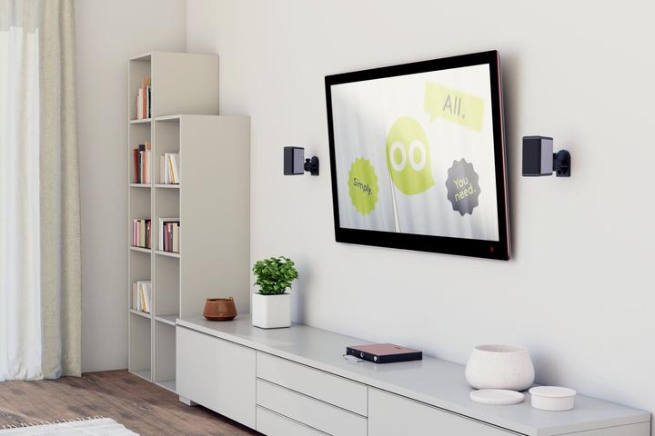 Actual product image Goobay Universal (1 pair, Wall installation, Pivoting, Tiltable)