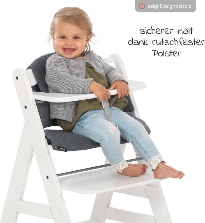 Produktbild Hauck Highchair Pad Select Jersey Charcoal