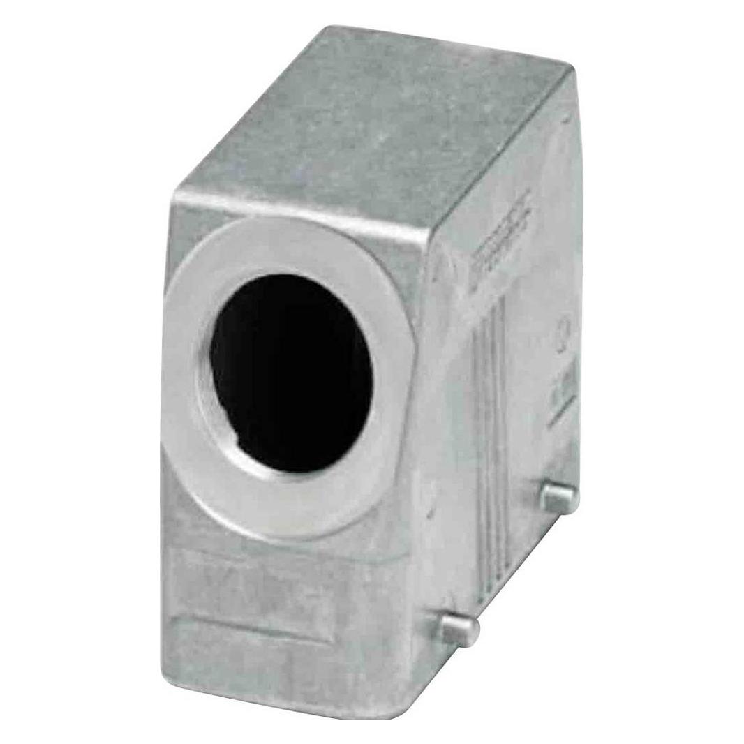 Phoenix Contact Tüllengehäuse HC-STA-B16-HHFD-1STP29-EL-AL 1412652 1 St., Elektronikkabel + Stecker, Grau