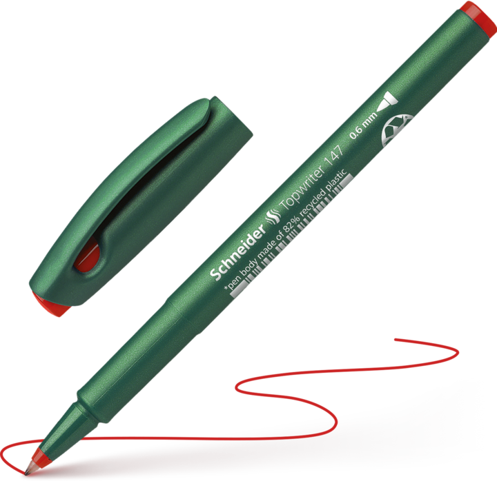 Immagine prodotto Schneider Penne in fibra 147 (Red, 1 x)