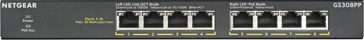 Image du produit Netgear GS308PP-100EUS (8 ports)