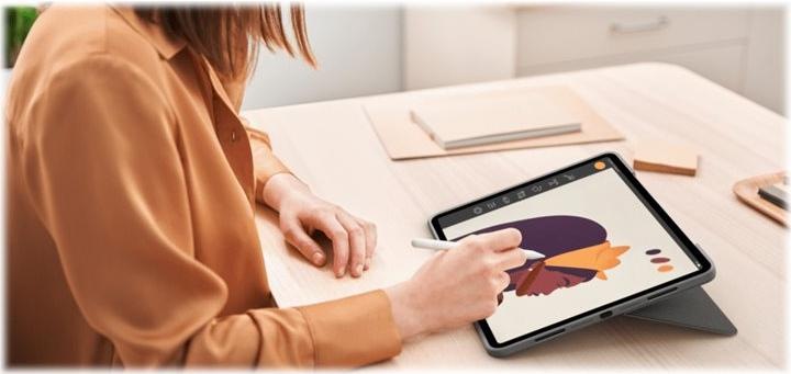 Image du produit Logitech Combo Touch (DE, iPad Pro 12.9 2021 (5ème génération), iPad Pro 12.9 2022 (6e génération))