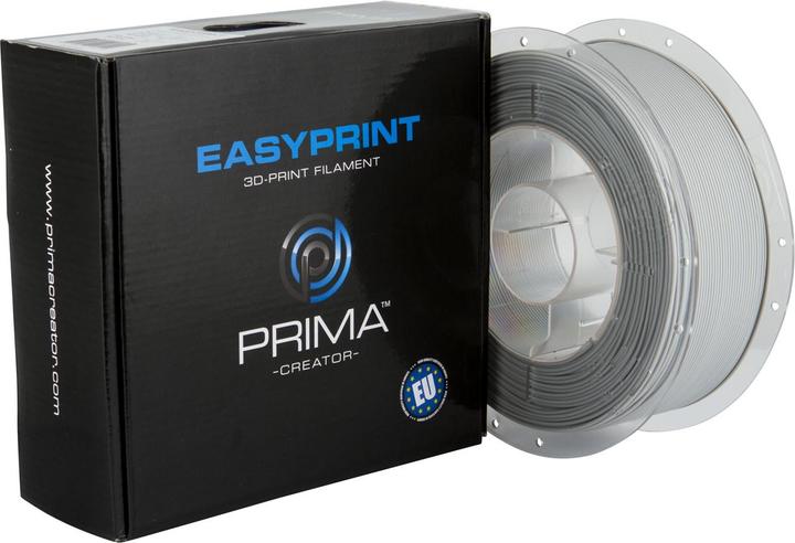Produktbild Prima Creator EasyPrint PLA - 1.75mm - 1 kg - Light Grey (PLA, 1.75 mm, 1000 g, Grau)