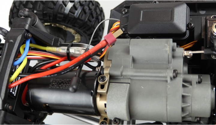 Produktbild Amewi AMXRock RCX10PS Elektro Brushed Crawler 4WD 1:10 RTR Militär grün (ARR Almost-Ready-to-Race)
