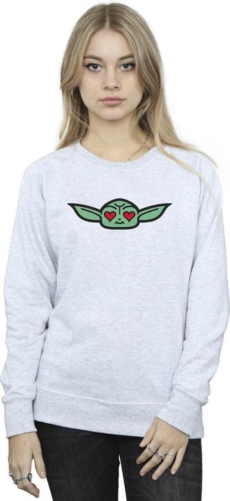 Produktbild Star Wars The Mandalorian Grogu Heart Eyes Sweatshirt (L)