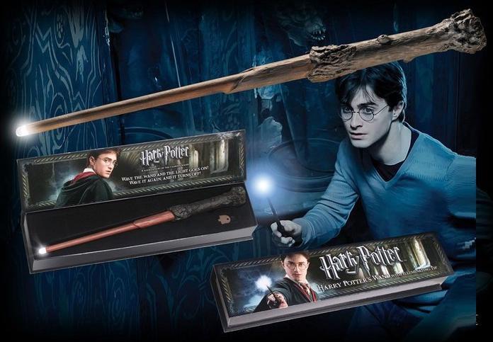 Noble Collection Harry Potter Replik Harrys Zauberstab mit Leuchtfunktion