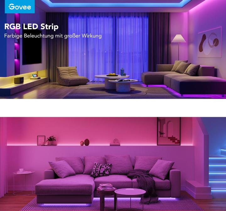 Actual product image Govee LED Strip Smart (RGB, 3000 cm, Indoor)