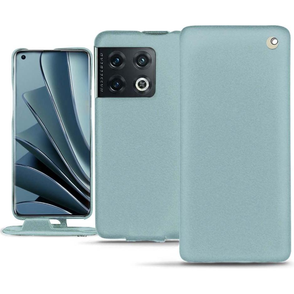 Noreve Lederschutzhülle vertikal (OnePlus 10 Pro), Smartphone Hülle, Blau
