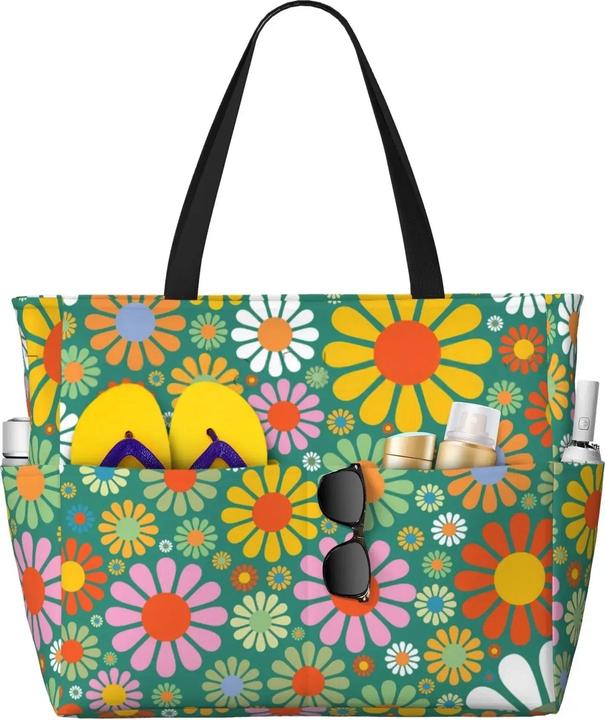 Only-Bags.Store Tasche Wasserdicht Sanddicht Zipper Strand Tote Taschen für Pool Gym