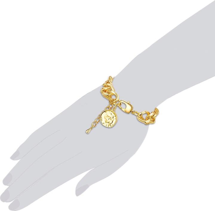 Actual product image Lulu & Jane Ladies metal alloy yellow gold - 29323 (18 cm, Metal alloy)