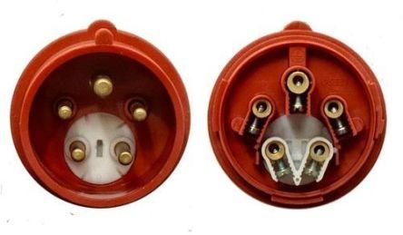 Produktbild RS PRO Leistungssteckverbinder Stecker Rot 3P + N