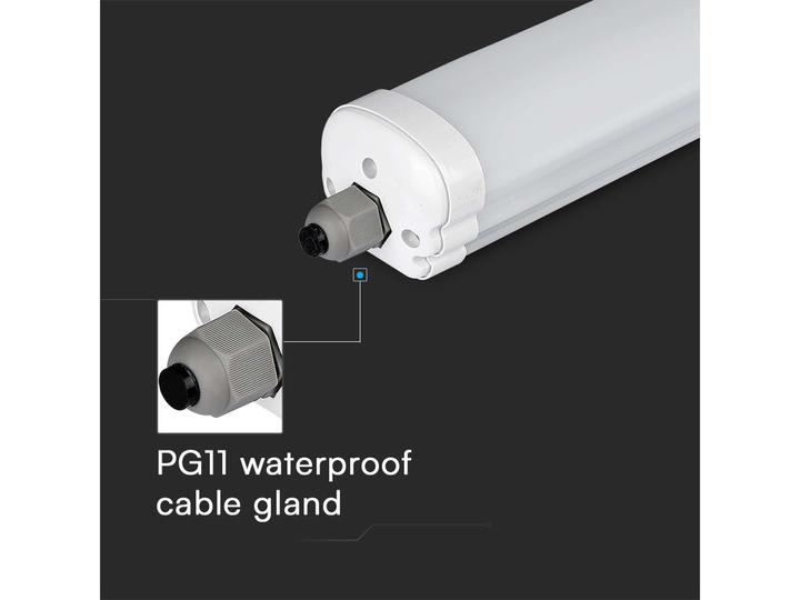 Produktbild V-TAC LED-Feuchtraumleuchte VT-1249S, EEK: E, 36W, 4320lm, 4000K, 1200mm (4320 lm)
