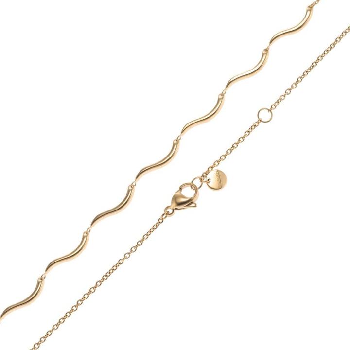 Actual product image Skagen Waves Necklace (Stainless steel IP gold, 40 cm)