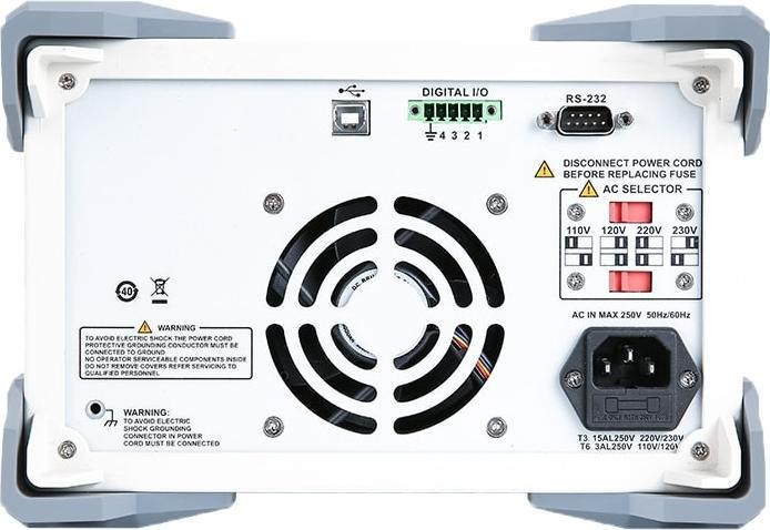 Actual product image Uni-T Laboratory power supply UDP3303C, 3-channel, RS232, 0...30 V, 0...3 A, 195 W