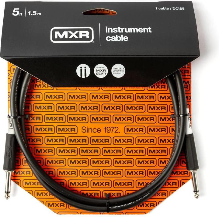 Image du produit Mxr Standard -instrumenttikaapeli, musta (1.50 m)