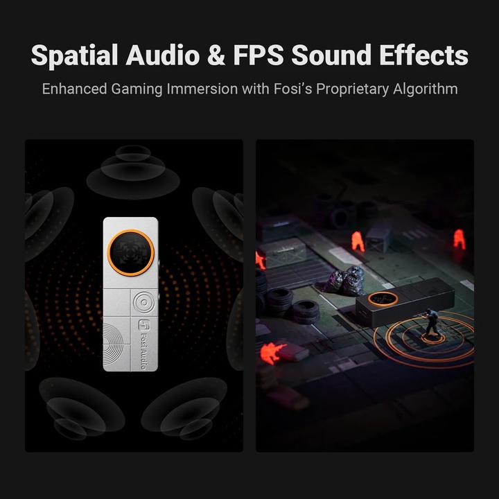 Produktbild Fosi Audio DS3, 32 Bit/768kHz DAC + Kopfhörerverstärker black (USB-DAC)