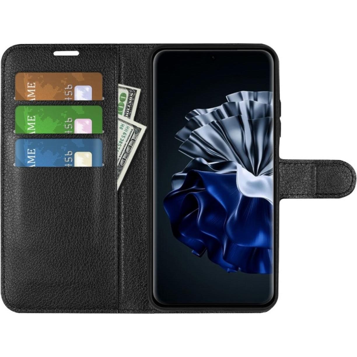 Thumbnail - Screenguard Huawei P60 Pro Leather Guard Lederhülle (Huawei P60 Pro), Smartphone Hülle, Schwarz