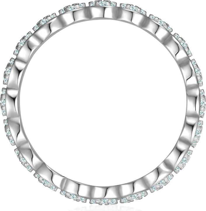 Image du produit Glanzstücke München Ring Sterling Silber Zirkonia weiss - 38514 (54, Argent 925)